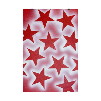 "spicy stardust" airbrush rolled print