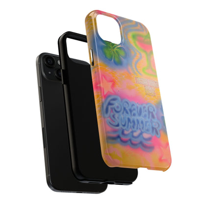 "forever summer" airbrush iPhone case
