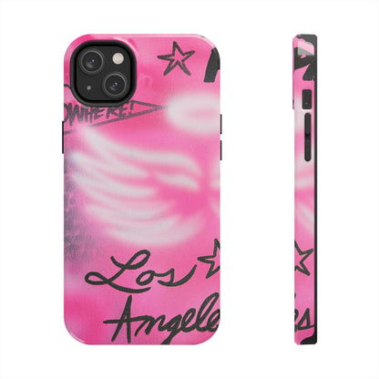 "pink angel wings" airbrush iPhone case