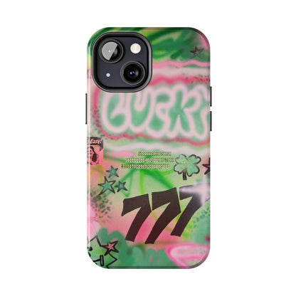 "so lucky" airbrush iPhone case