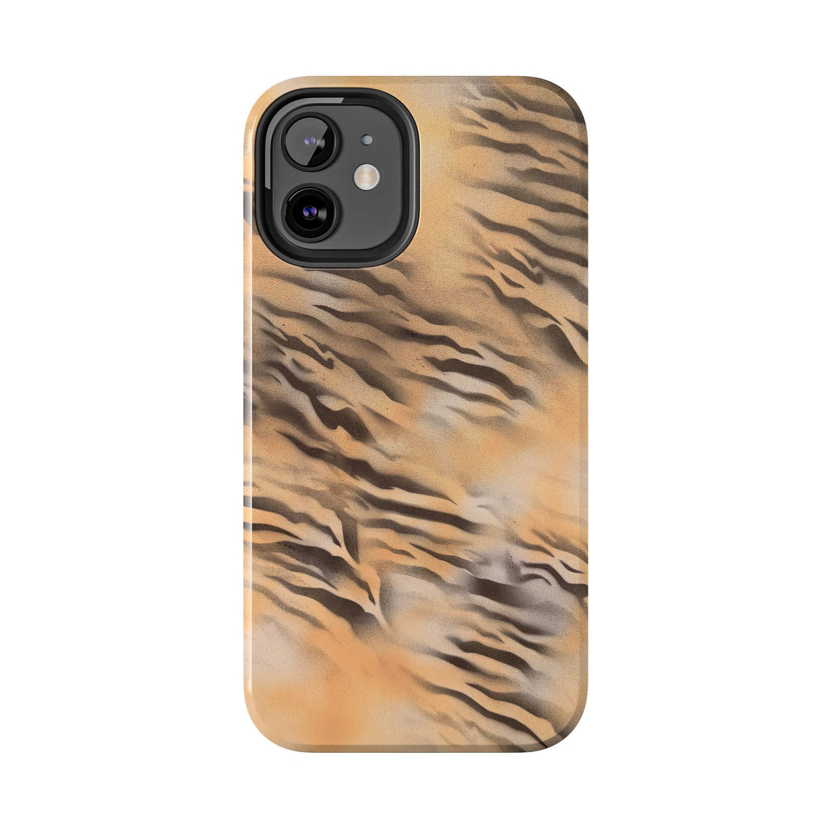 neutral tiger airbrush iPhone case