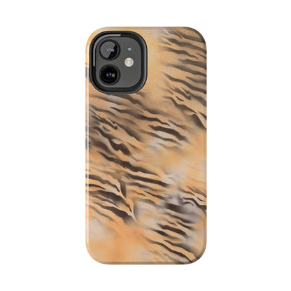 neutral tiger airbrush iPhone case