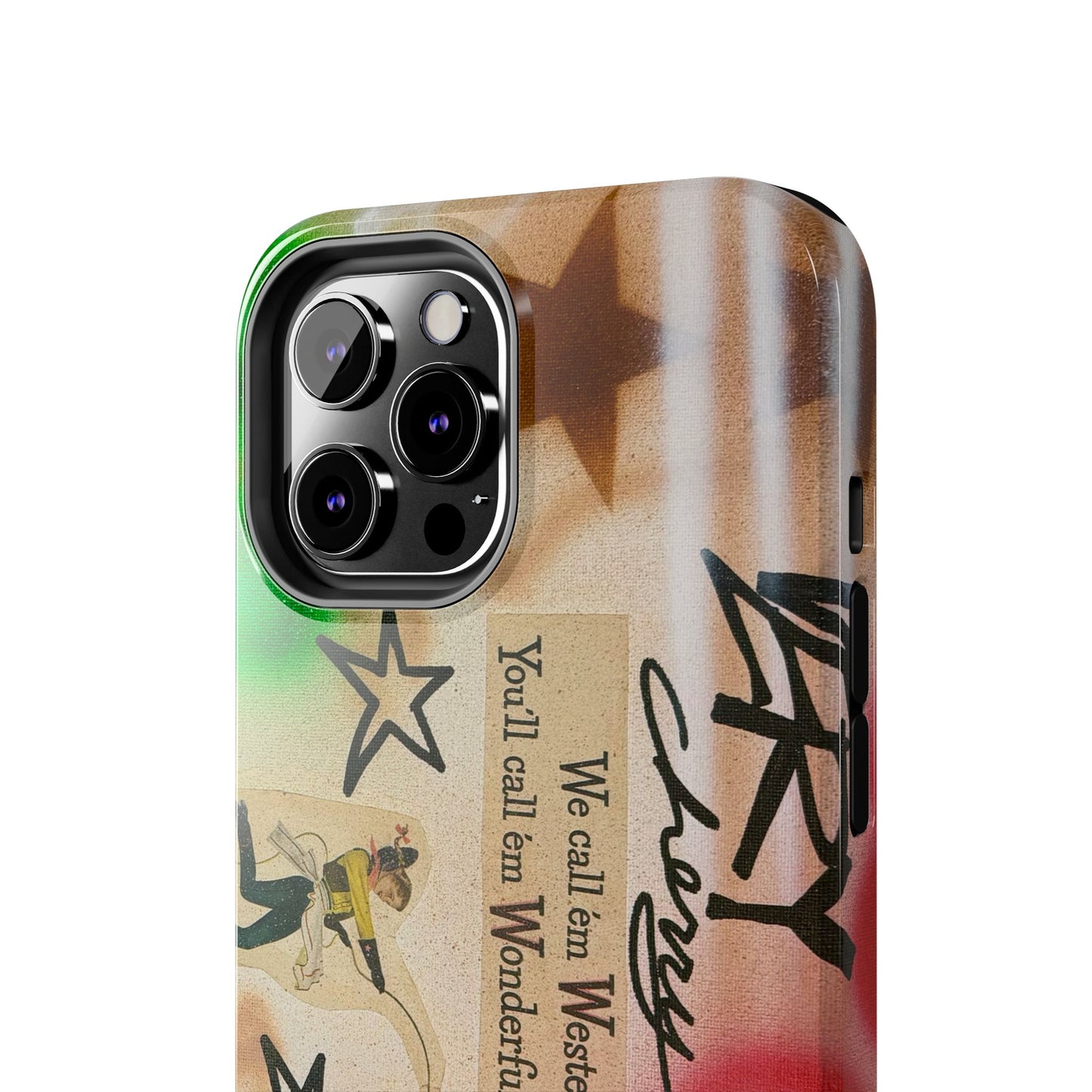"very cherry" airbrush iPhone case