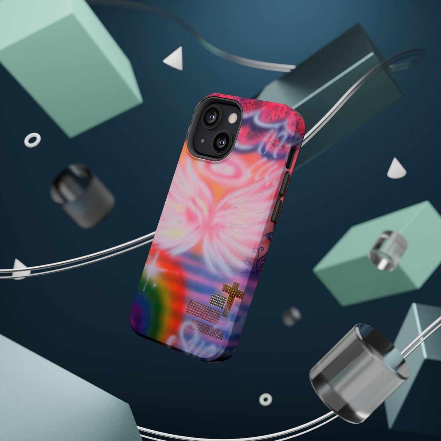 MagSafe "summer bliss" airbrush iPhone case