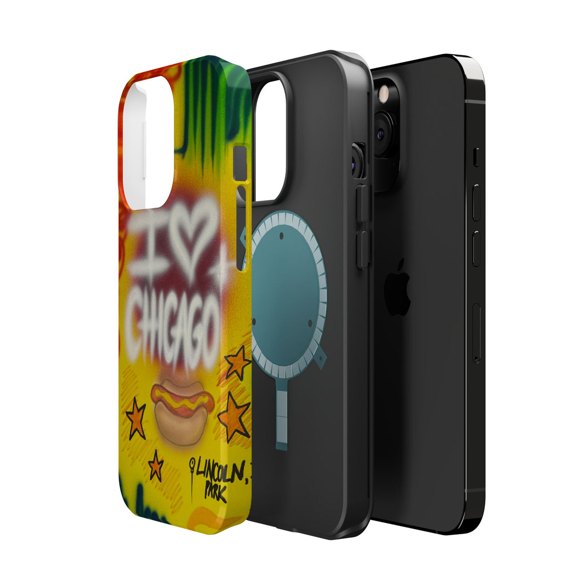 MagSafe "chicago" airbrush iPhone case