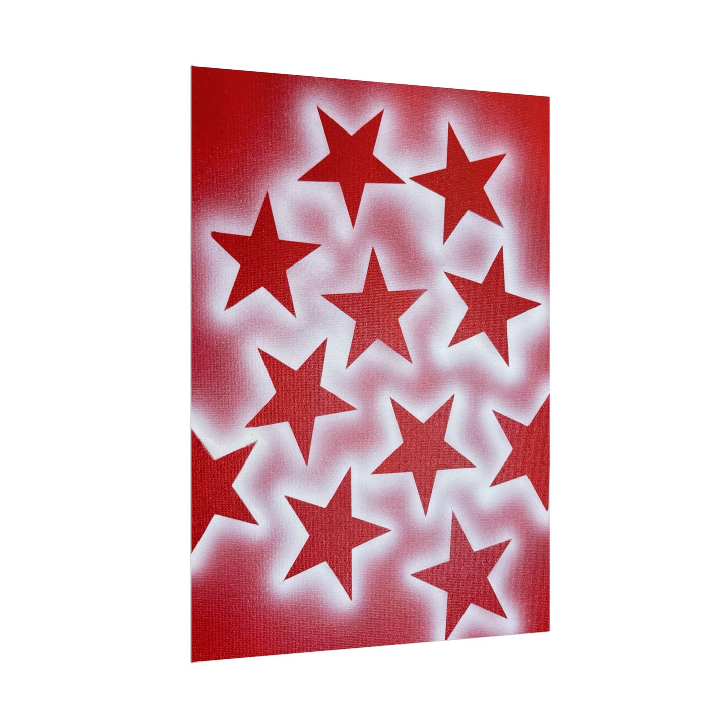 "spicy stardust" airbrush rolled print