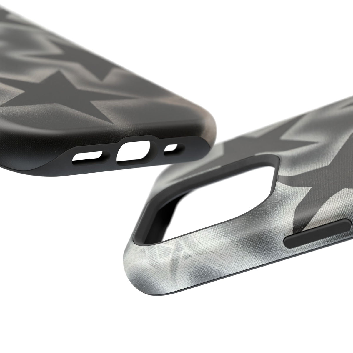 MagSafe "chrome stars" airbrush iPhone case