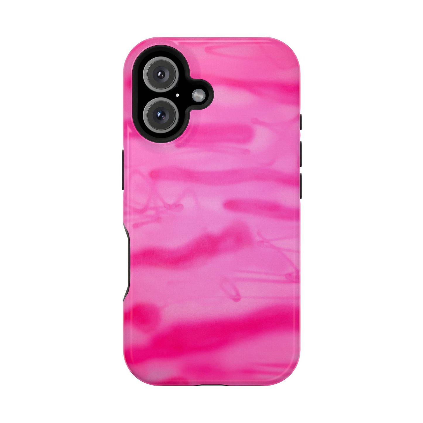 MagSafe "pink camo" airbrush iPhone case
