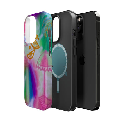 MagSafe "on the beach" airbrush iPhone case