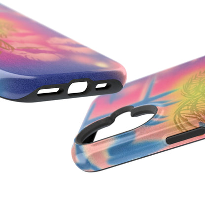 MagSafe "glowy night" airbrush iPhone case