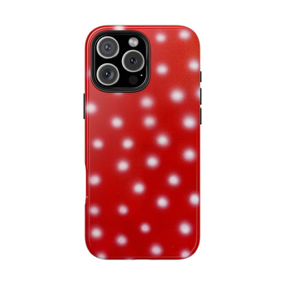 "cherry crush polka dot" airbrush iPhone case