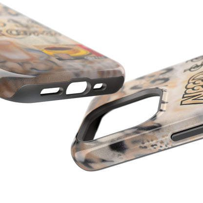 MagSafe "need $$ for coffee" airbrush iPhone case