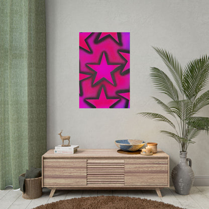 "UR A STAR! pt. 2" airbrush rolled print