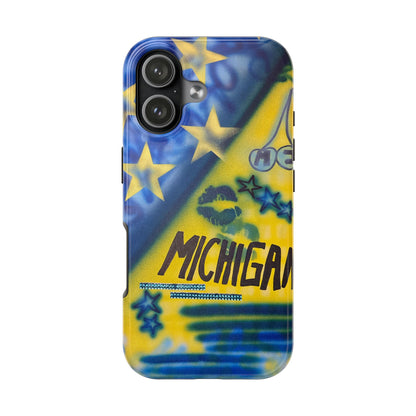 "ann arbor, michigan" airbrush iPhone case