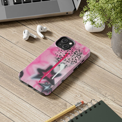 "pink cheetah" airbrush iPhone case