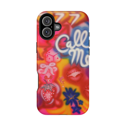 MagSafe "CALL ME!" airbrush iPhone case