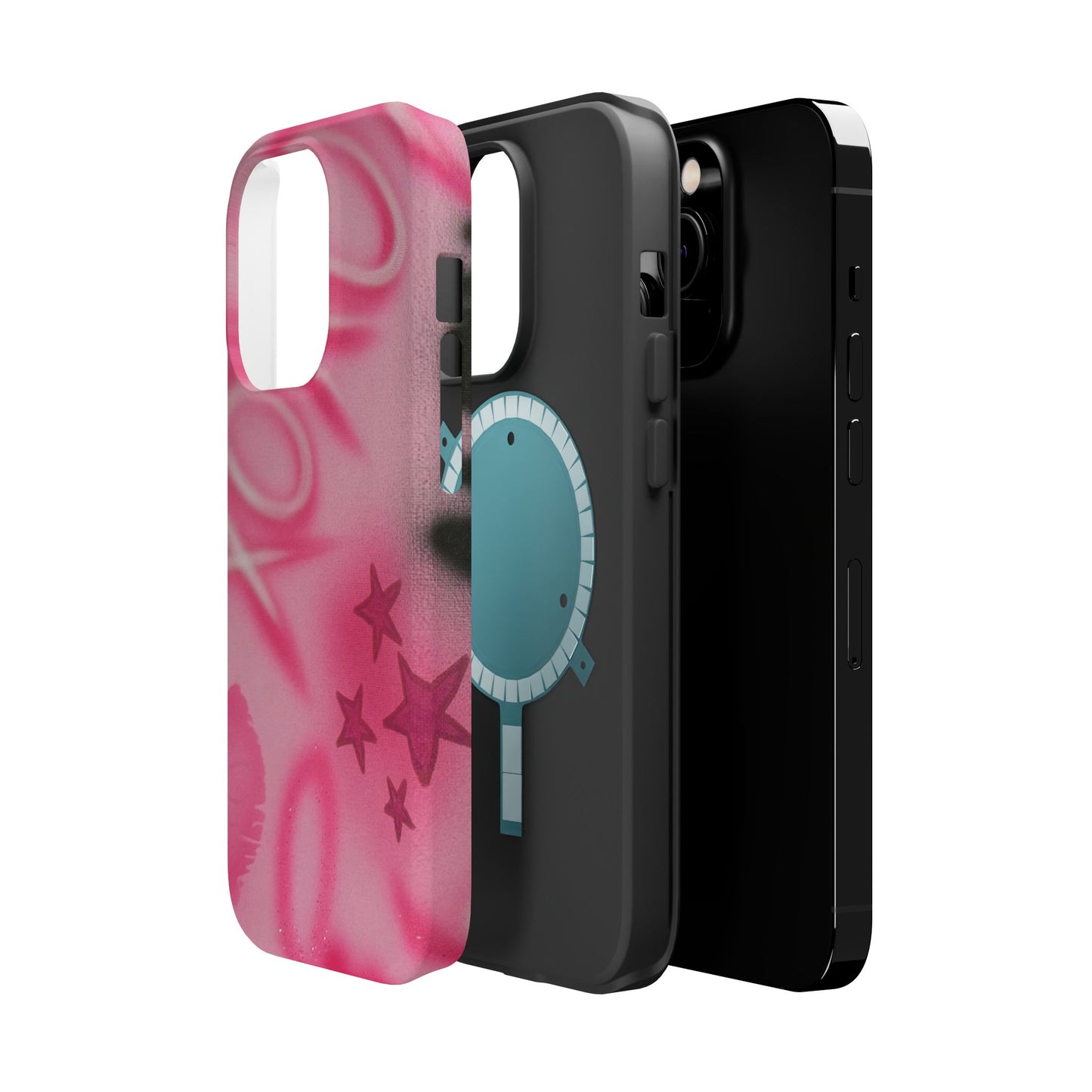 MagSafe "perfectly pink" airbrush iPhone case