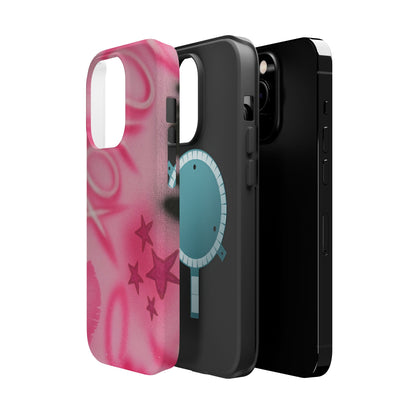 MagSafe "perfectly pink" airbrush iPhone case