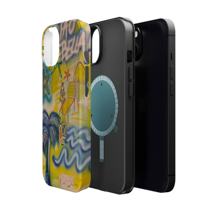 MagSafe "ciao bella" airbrush iPhone case