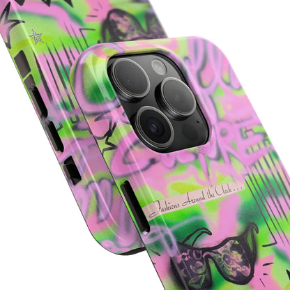 "green camo" airbrush iPhone case