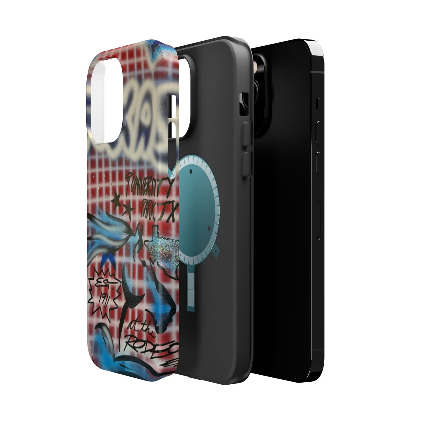 MagSafe "texas" airbrush iPhone case