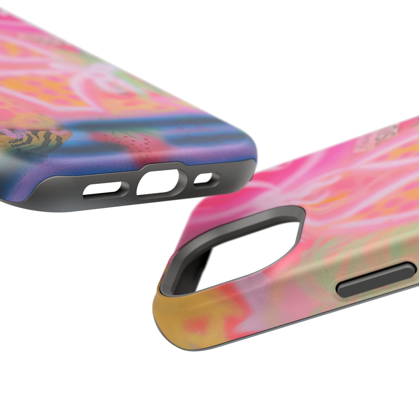 MagSafe "santa monica strawberry" airbrush iPhone case