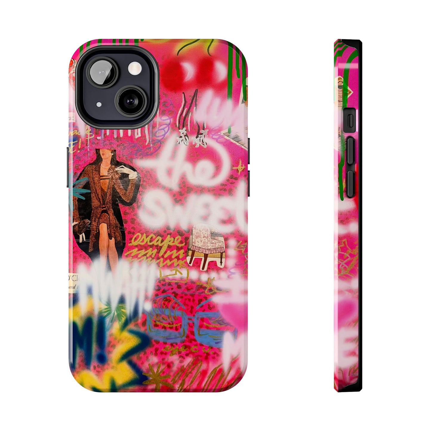 "sweet escape" airbrush iPhone case