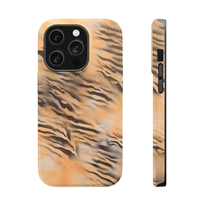 MagSafe "neutral tiger" airbrush iPhone case