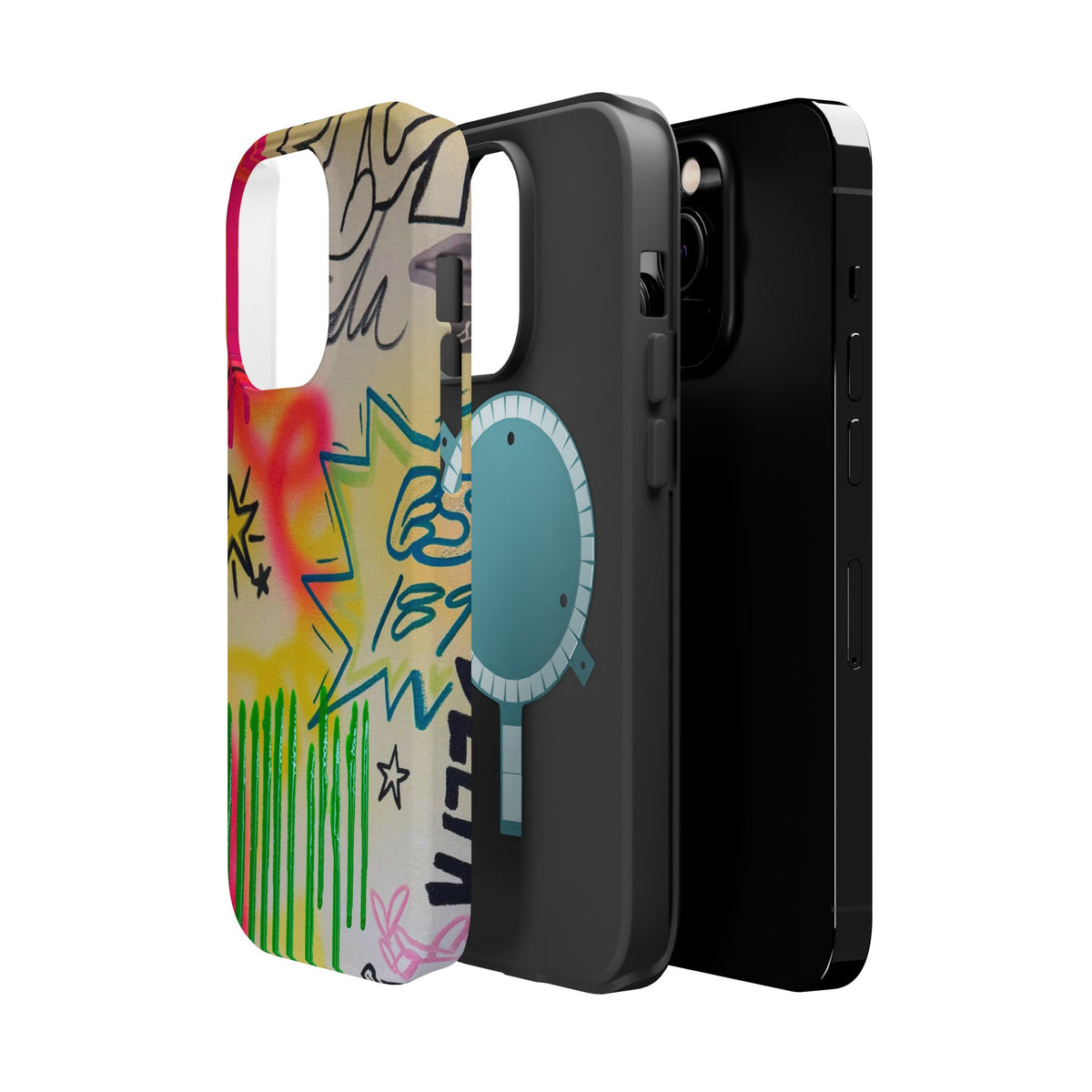 MagSafe "ferocious florida" airbrush iPhone case