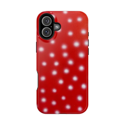MagSafe "cherry crush polka dot" airbrush iPhone case