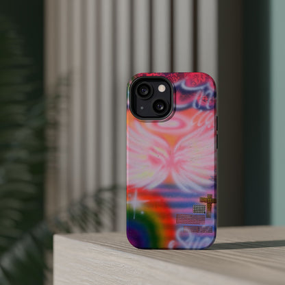 MagSafe "summer bliss" airbrush iPhone case