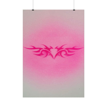 "trampstamp" airbrush rolled print