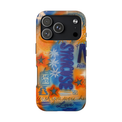 "syracuse" airbrush iPhone case