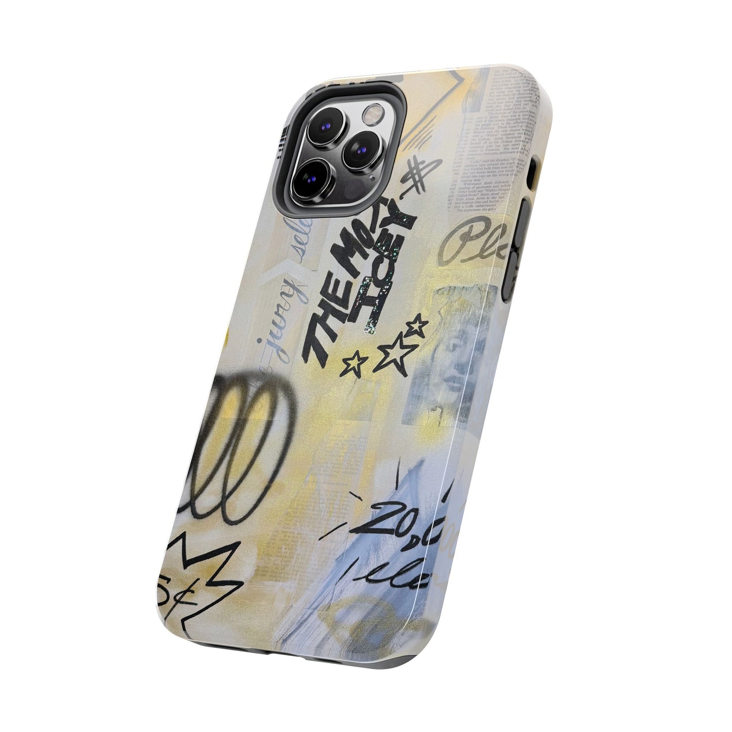 "golden glacier" airbrush iPhone case