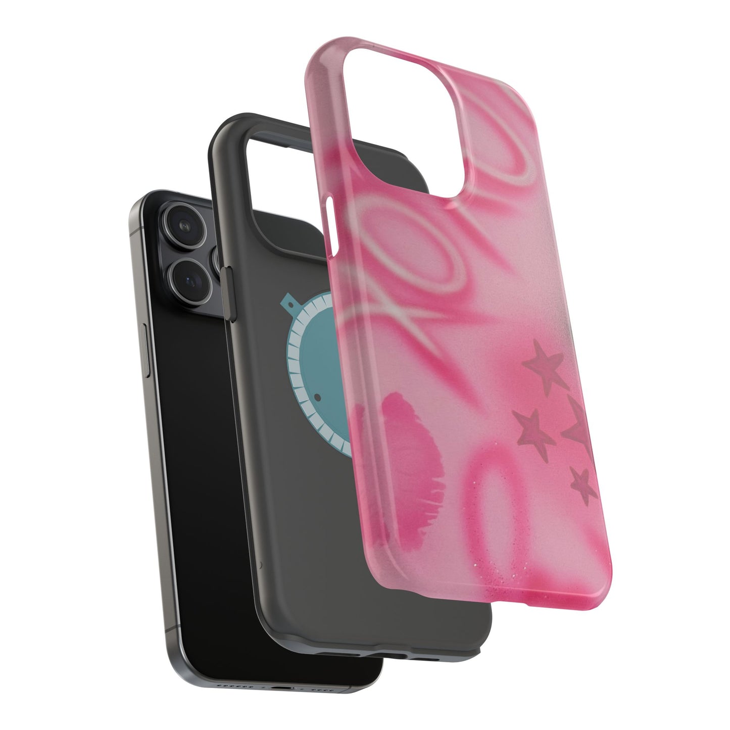 MagSafe "perfectly pink" airbrush iPhone case