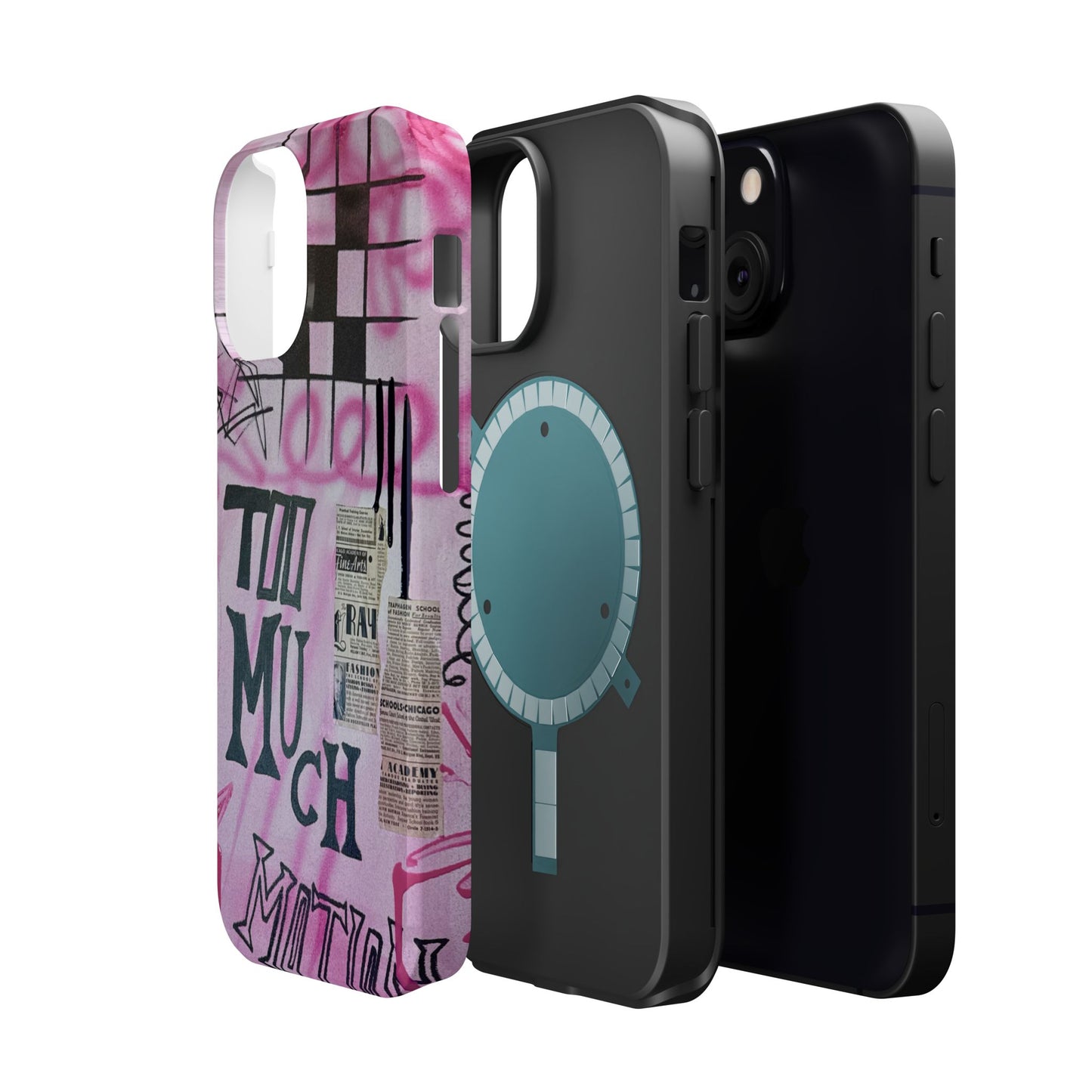 MagSafe "too much motion" airbrush iPhone case