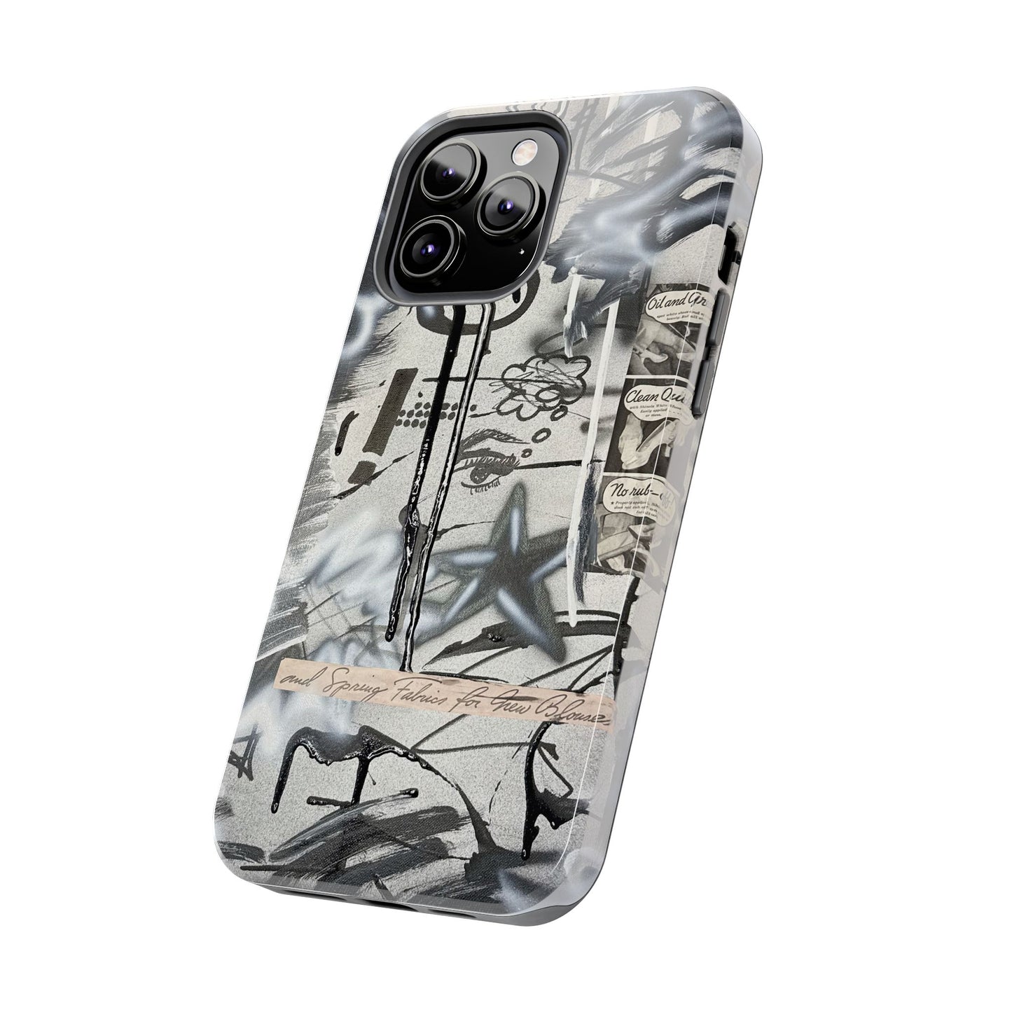 "monochrome mood" airbrush iPhone case