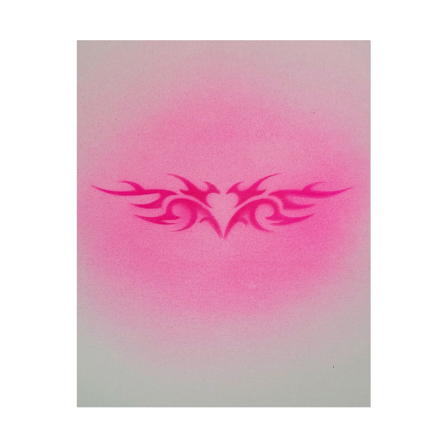 "trampstamp" airbrush rolled print