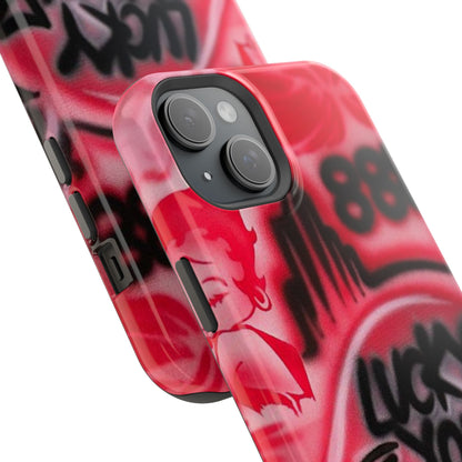 MagSafe „lucky you! pt. 2“ Airbrush iPhone Hülle