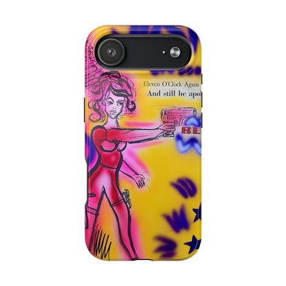 "spiraling thoughts" airbrush iPhone case