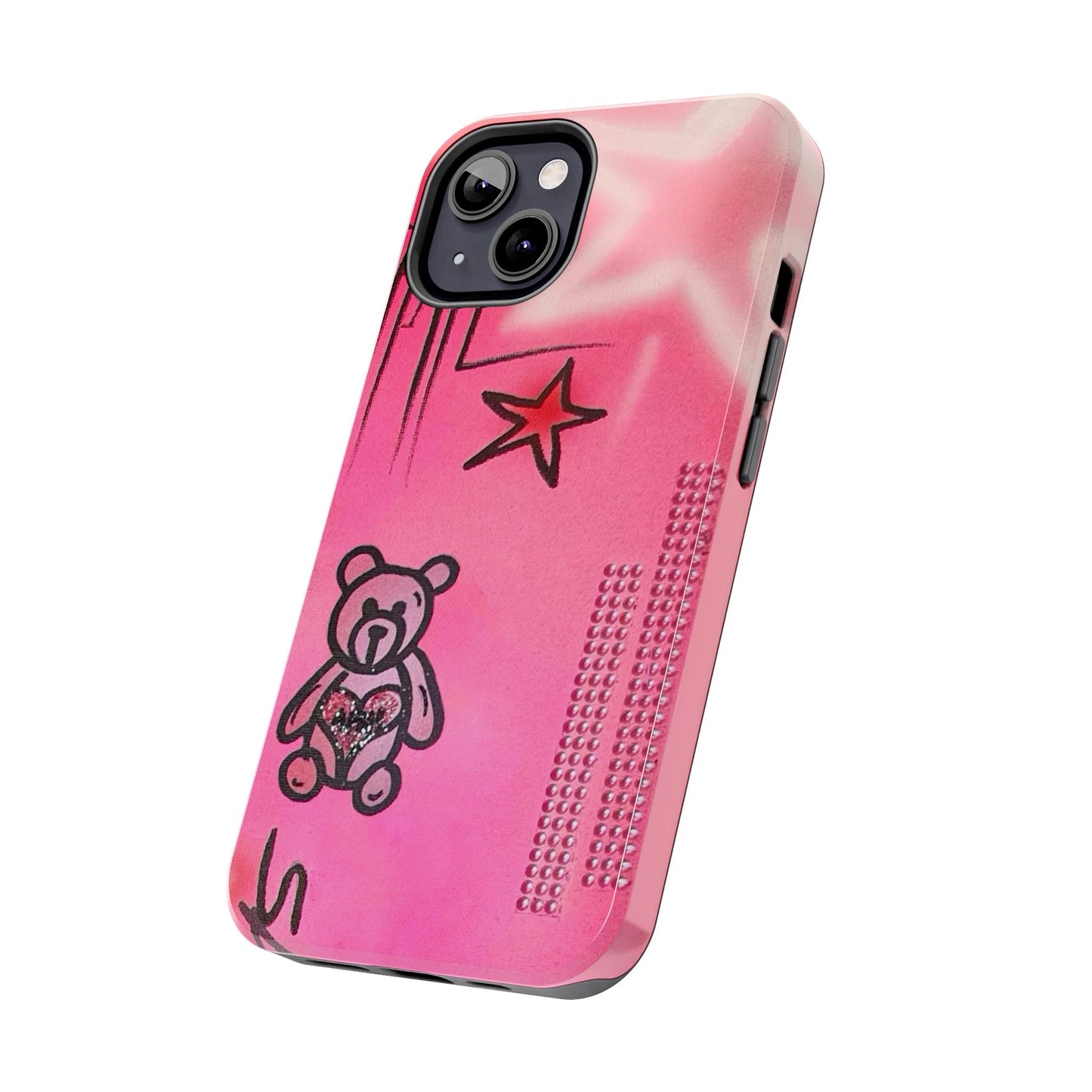"teddy bear" airbrush iPhone case