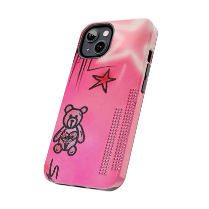 "teddy bear" airbrush iPhone case