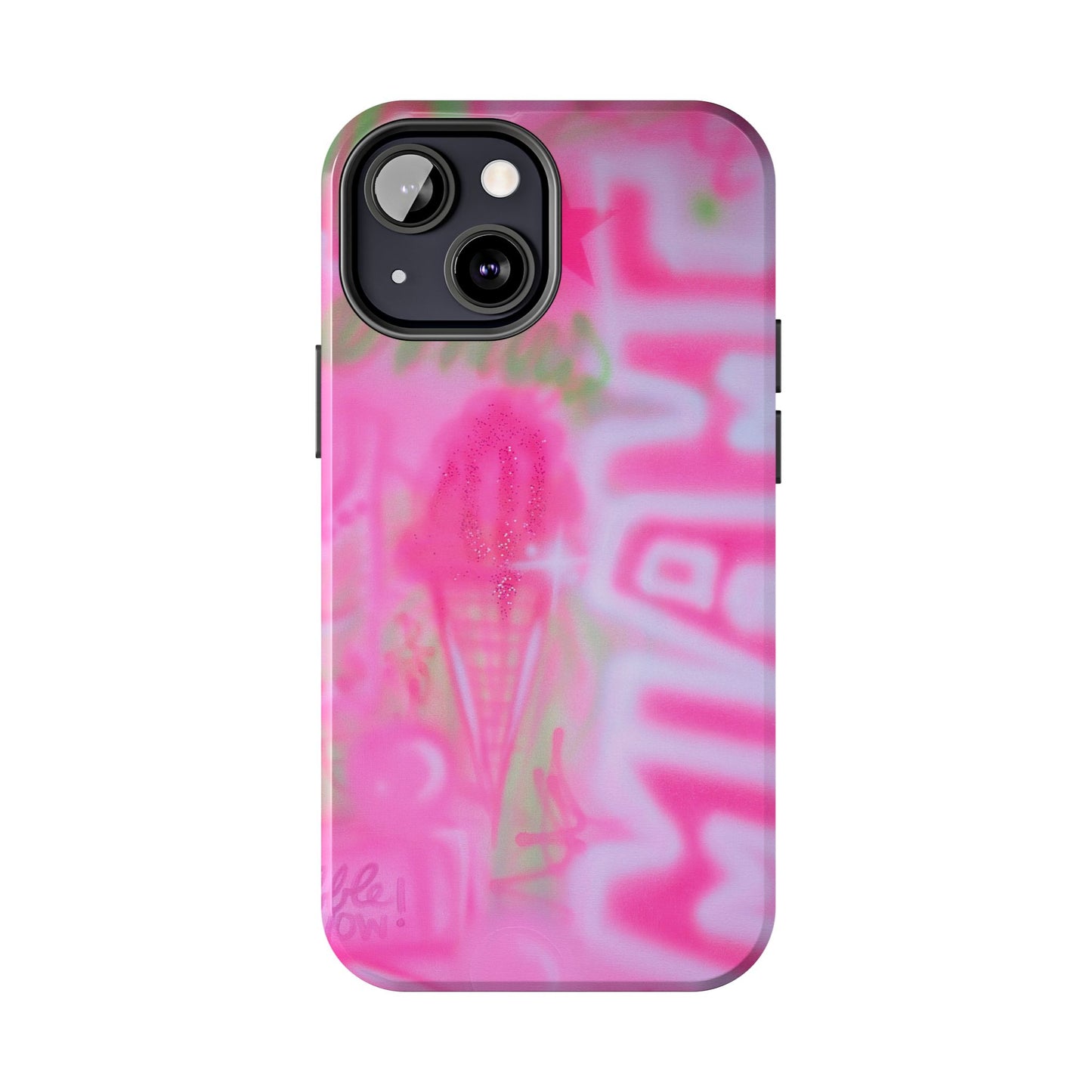 "sunset sorbet" airbrush iPhone case