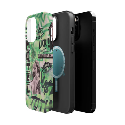 MagSafe "lust over luck" airbrush iPhone case
