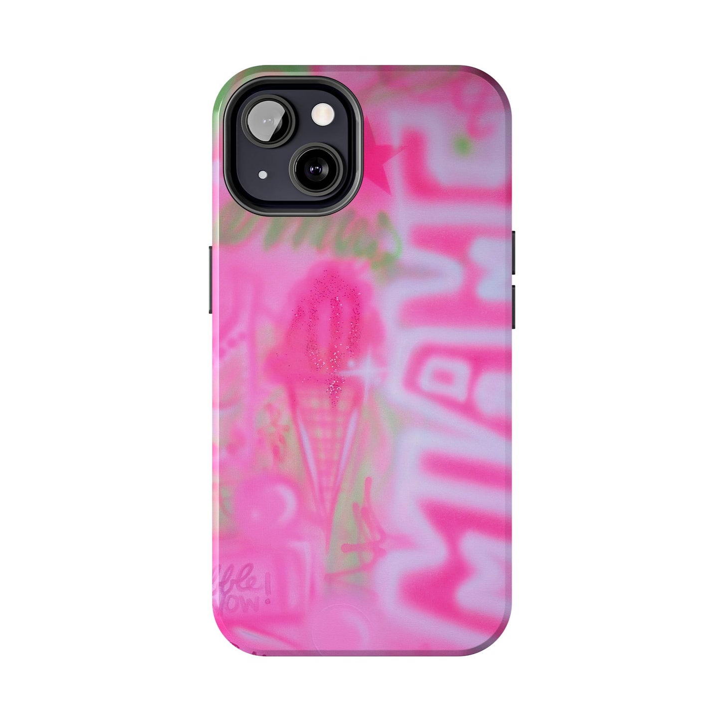 "sunset sorbet" airbrush iPhone case