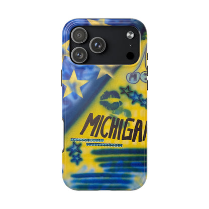"ann arbor, michigan" airbrush iPhone case