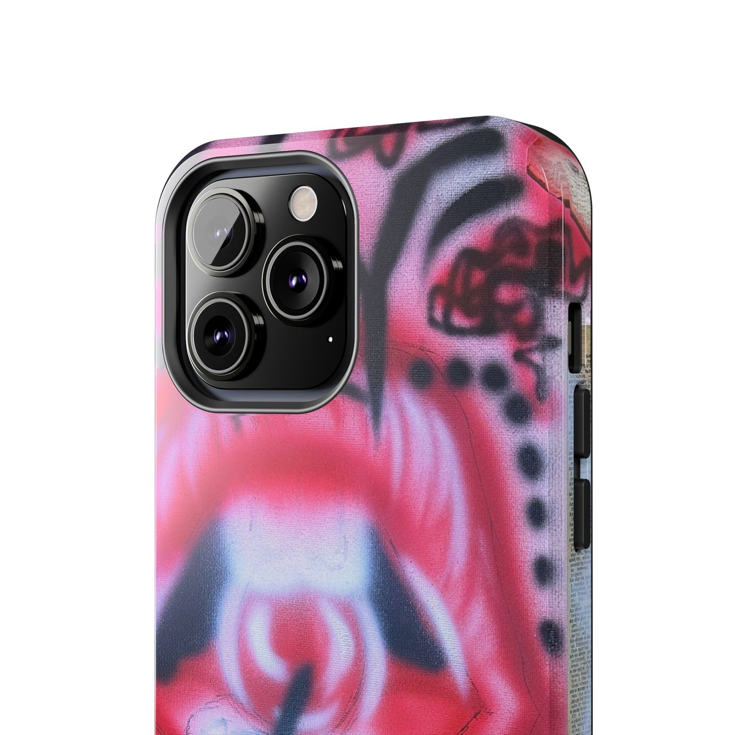"be happy go lucky" airbrush iPhone case