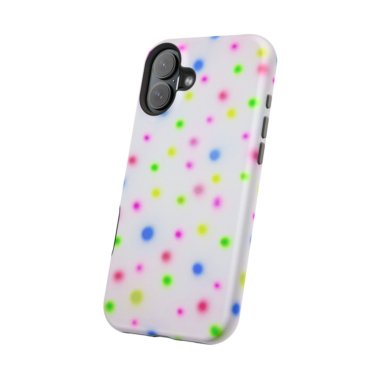 MagSafe "birthday cake polka dot" airbrush iPhone case