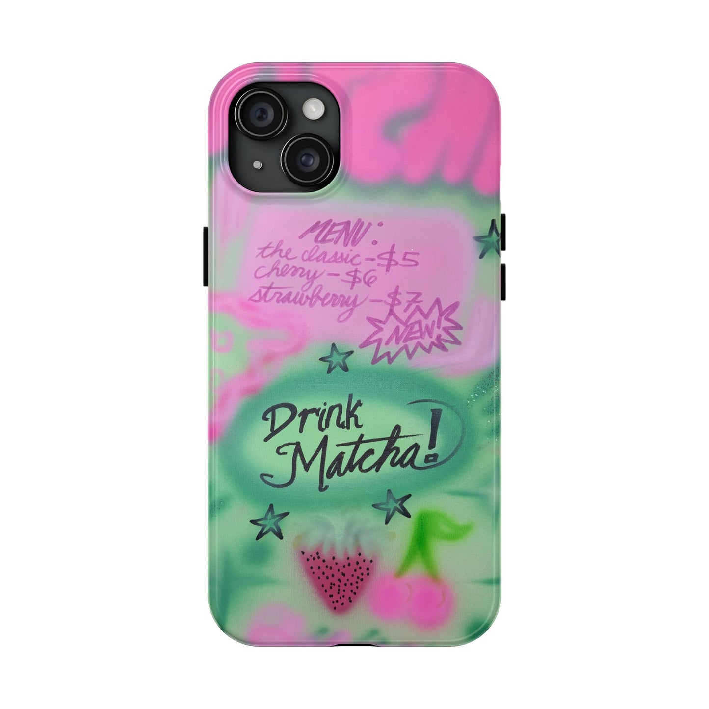 "matcha!" airbrush iPhone case
