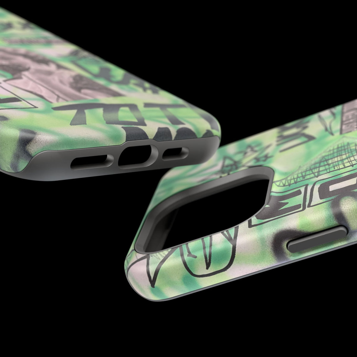 MagSafe "lust over luck" airbrush iPhone case